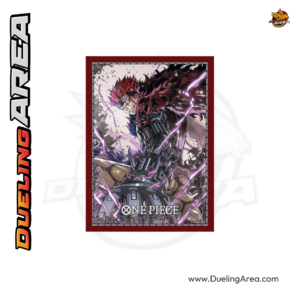 One Piece Card Game Official Sleeves: Assortment 9 - Eustass"Captain"Kid (70-Pack) - غلاف بطاقات لعبة ون بيس الرسمية - يوستاس "كابتن" كيد (70 غلاف)