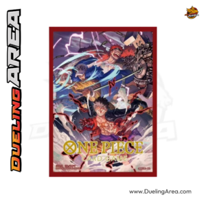 One Piece Card Game Official Sleeves Assortment 4 - Three Captains (70-Pack) - Bandai Card Sleeves - غلاف بطاقات لعبة ون بيس الرسمية - 4 - ثلاثة قادة ( 70 غطاء) -  بانداي