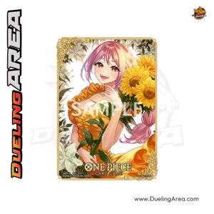 One Piece Card Game Official Sleeves TCG+ Store Edition Vol. 4 - Rebecca (70-Pack) - Bandai Card Sleeves - غلاف بطاقات لعبة ون بيس الرسمية، إصدار متجر المجلد 4 ريبيكا ( 70 غلاف) -  بانداي