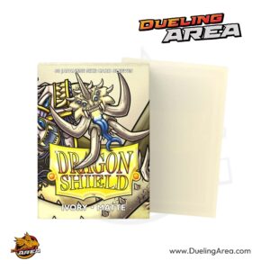 Dragon Shield Matte Japanese Sleeves - Ivory (60-Pack) - Dragon Shield Card Sleeves - حافظه بطاقات درع التنين اليابانية غير اللامعة - عاجي (عبوة من 60 قطعة)