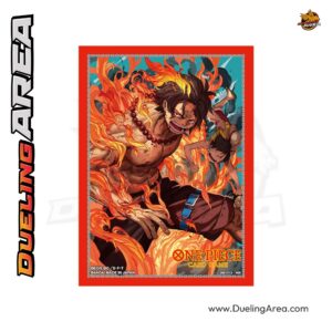 One Piece Card Game Official Sleeves TCG+ Store Edition Vol. 5 - Portgas.D.Ace (70-Pack) - Bandai Card Sleeves حافظ ورق ونبيس شخصية ايس